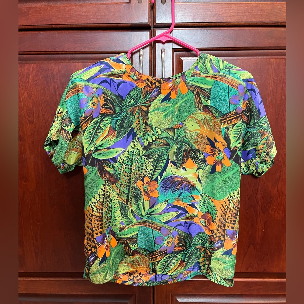Vibrant Tropical Top